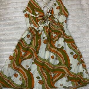 Wild Fable Floral Strappy Mini Dress